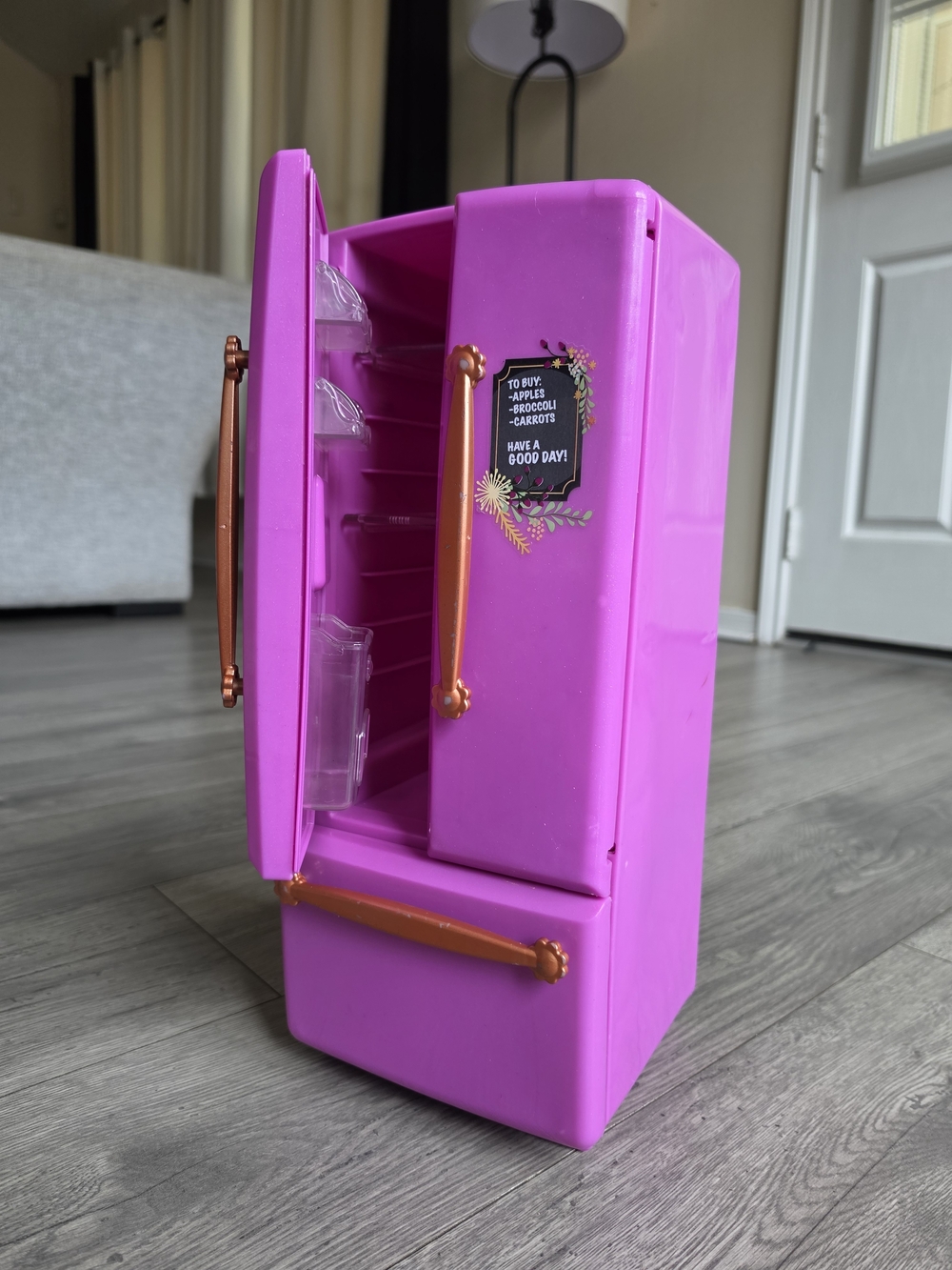 Our Generation "Perfectly Fresh" Mini Fridge Set for 18-inch dolls (Used) 🔴